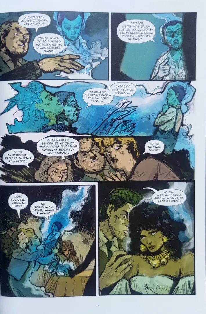 strona komiksu „Medium”