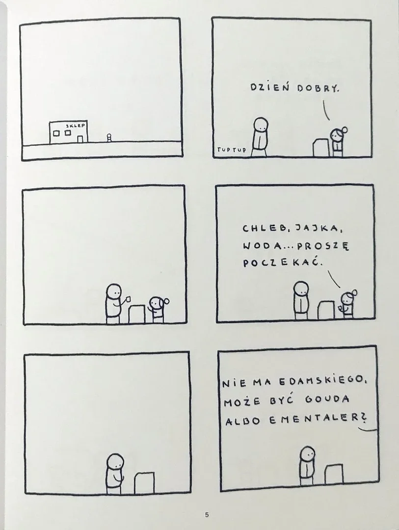 strona komiksu "Przypadek pana Marka"