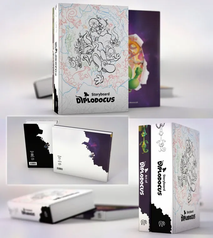 Artbook z filmu Smok Diplodok. Timof ruszył z kampanią na Kickstarterze