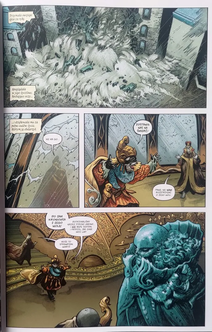 strona komiksu „Ofiarnicy. Tom Drugi”