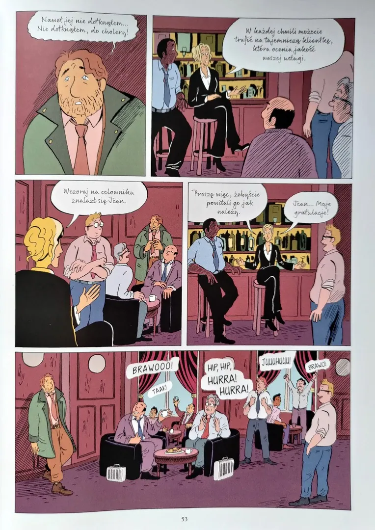 strona komiksu "Pillow Man. Mężczyzna naszych marzeń"