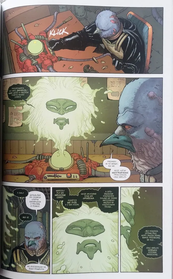 strona komiksu „Ofiarnicy. Tom Drugi”