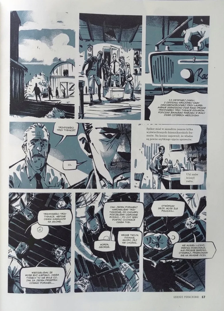 strona komiksu „Parker. Gorzkie porachunki”