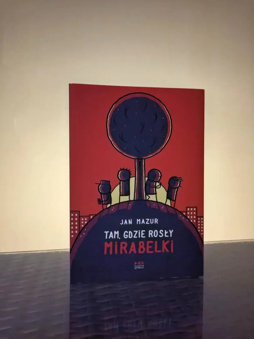 okładka komiksu "Tam, gdzie rosły mirabelki"
