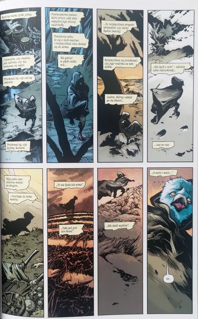 strona komiksu „Ofiarnicy. Tom Drugi”