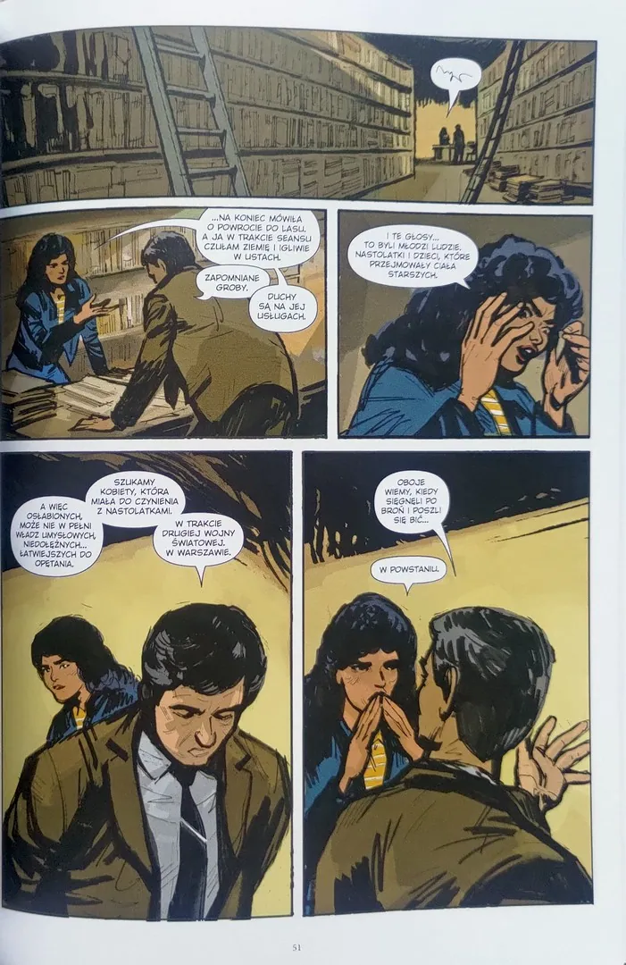 strona komiksu „Medium”
