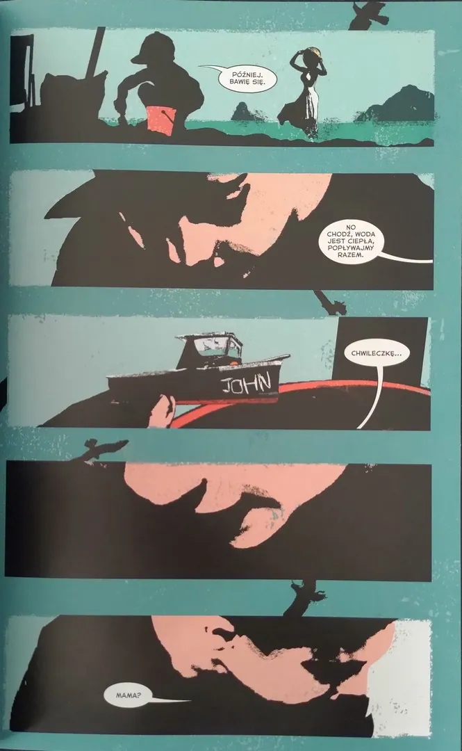 strona komiksu „Mity Kościanego Sadu. Przejście.”