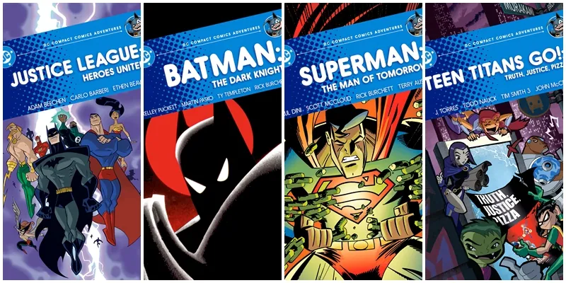 DC Compact Comics Adventures. Batman, Superman i Liga Sprawiedliwości w małym formacie