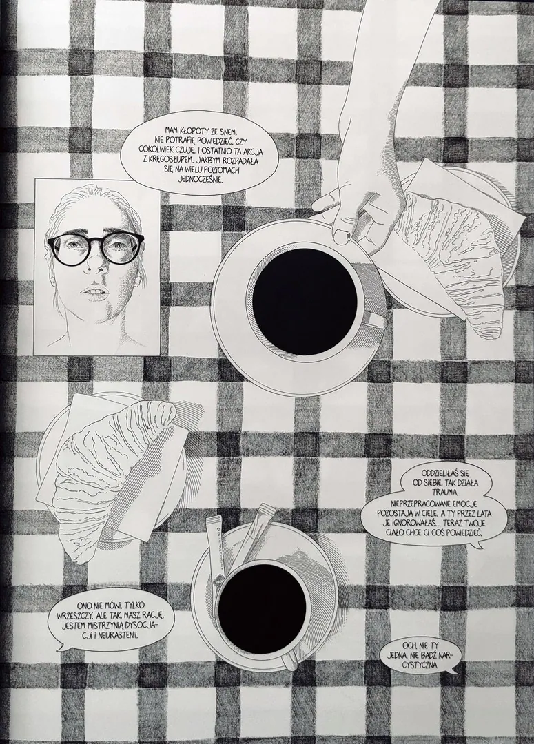 strona komiksu „Spleen”