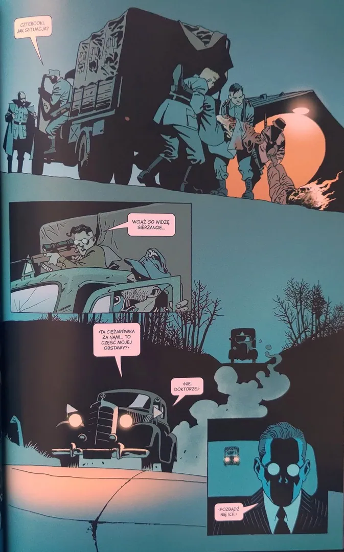 strona komiksu „Sierżant Rock i armia trupów”