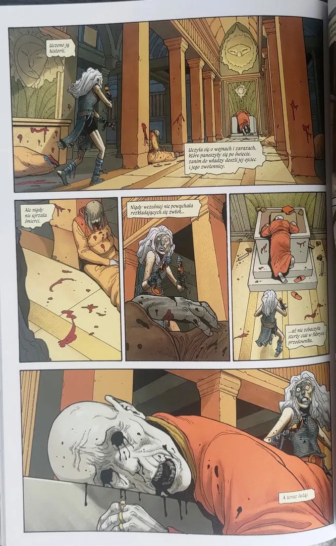 strona komiksu „Ofiarnicy. Tom Drugi”