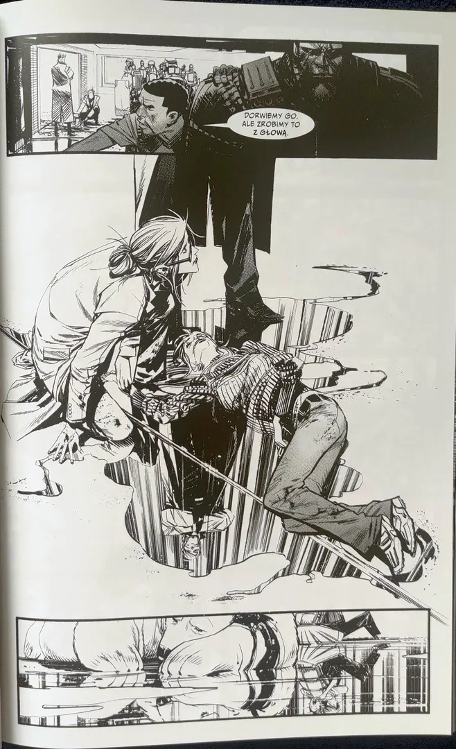 strona komiksu „Punk Rock Jesus”