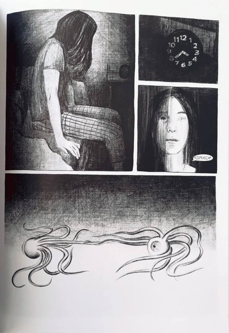 strona komiksu „Spleen”