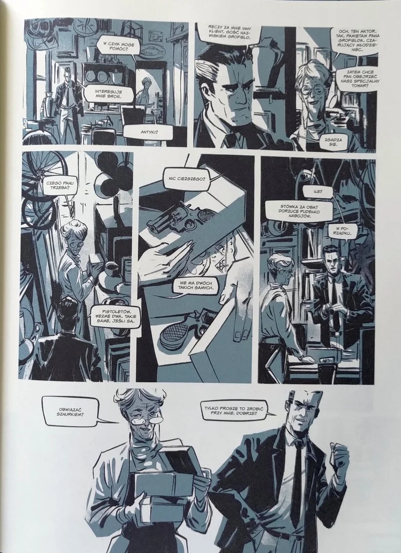 strona komiksu „Parker. Gorzkie porachunki”