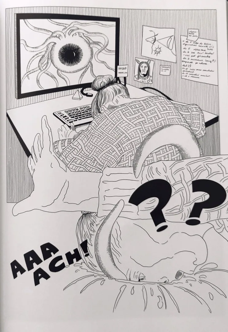 strona komiksu „Spleen”