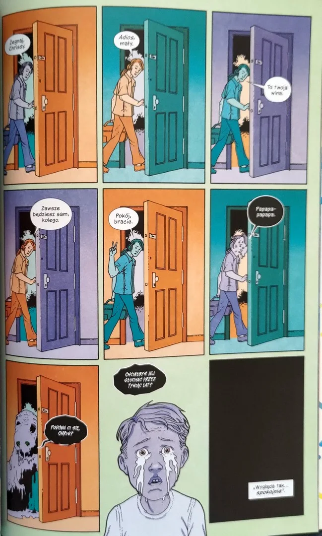 strona komiksu „Ice Cream Man. Tom pierwszy”