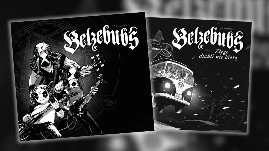 Okładki komiksów „Belzebubs” JP Ahonena wydanych w Polsce przez Diablaq